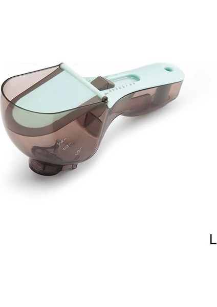 L Tarzı Yeni Ayarlanabilir Ölçme Kaşıkları Ölçekli Plastik Ölçme Kaşık Bardakları Pişirme Pişirme Aksesuarları Mutfak Ölçme Araçları (Yurt Dışından)