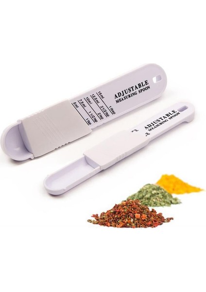 2 Adet Tarzı 2 Adet Ayarlanabilir Çay Kaşığı Ölçme Kaşığı Mutfak Aleti Mutfak Pişirme Aksesuarları Ölçekli Plastik Pişirme Kantitatif Kaşık (Yurt Dışından) fiyatları