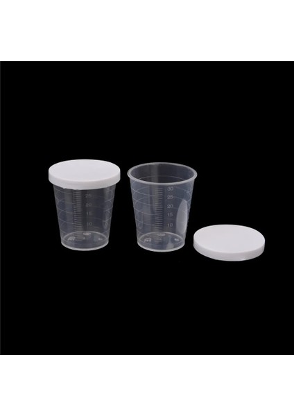 30ML 10 Adet Stil Ipucu Ağız Plastik Ölçme Sürahi Bardak Mezun Yüzey Pişirme Mutfak Fırın Bakeware Sıvı Ölçü Konteyner Pişirme Araçları (Yurt Dışından)