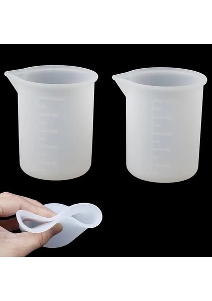 30ML 10 Adet Stil Ipucu Ağız Plastik Ölçme Sürahi Bardak Mezun Yüzey Pişirme Mutfak Fırın Bakeware Sıvı Ölçü Konteyner Pişirme Araçları (Yurt Dışından)