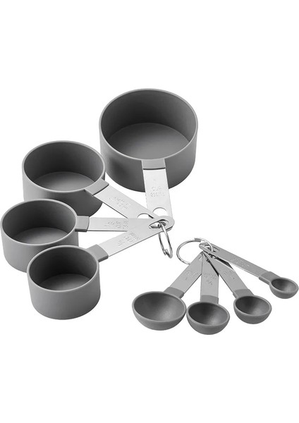 Ordu Yeşili Tarzı Ölçme Kaşık Seti Ölçme Fincan Seti Çay Kahve Ölçme Aletleri Sıvı Un Pişirme Pişirme Mutfak Aksesuarları (Yurt Dışından)