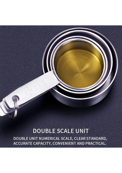 Çoklu Stil Adet Paslanmaz Çelik Ölçü Kaşıkları Çok Amaçlı Kaşıklarbardak Ölçü Kabı Ölçü Kaşığı Aletler Pp Pişirme Aksesuarları (Yurt Dışından) fırsatları