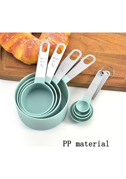 4 Adet Kırmızı Fincan Stili Çok Amaçlı Kaşıklarbardak Ölçüm Aletleri Pp Pişirme Aksesuarları Paslanmaz Çelikplastik Saplı Mutfak Aletleri (Yurt Dışından) indirimleri