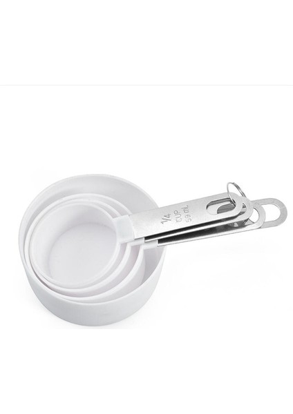 Ölçme Kabı Gri Stili 4 Adet Çok Amaçlı Kaşıkcup Ölçme Aletleri Pp Pişirme Aksesuarları Paslanmaz Çelikplastik Saplı Mutfak Aletleri (Yurt Dışından) fırsatları