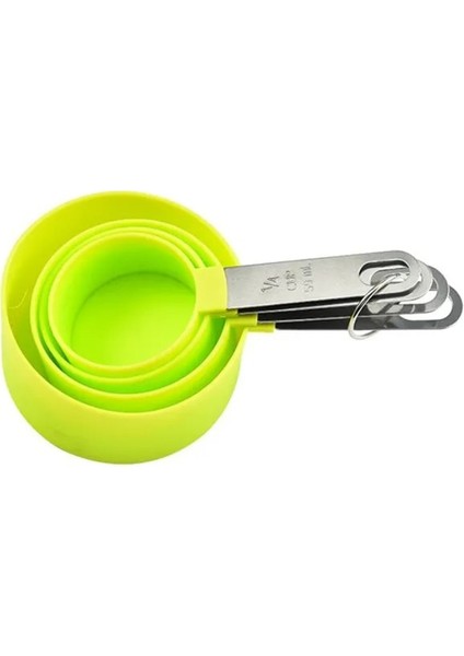 Ölçme Kabı Gri Stili 4 Adet Çok Amaçlı Kaşıkcup Ölçme Aletleri Pp Pişirme Aksesuarları Paslanmaz Çelikplastik Saplı Mutfak Aletleri (Yurt Dışından) indirimleri