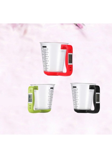 Siyah Stil 1 Adet Dijital Mutfak Elektronik Ölçme Fincan Ölçeği Ev Sürahi Terazi ile LCD Ekran Sıcaklık ÖLÇÜMÜ.5X13.5CM (Yurt Dışından) fiyatları