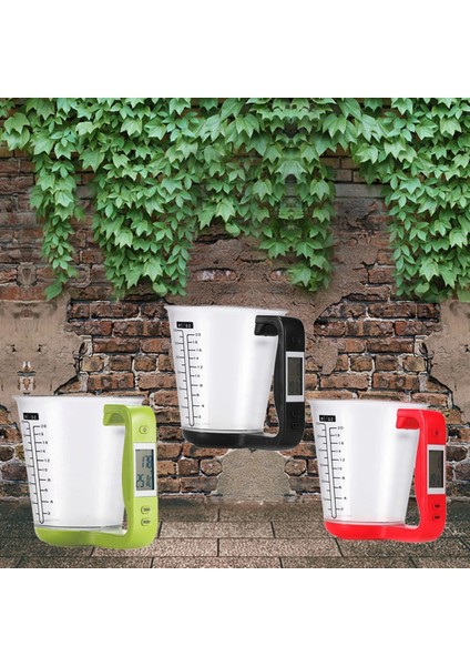 Siyah Stil 1 Adet Dijital Mutfak Elektronik Ölçme Fincan Ölçeği Ev Sürahi Terazi ile LCD Ekran Sıcaklık ÖLÇÜMÜ.5X13.5CM (Yurt Dışından) modelleri