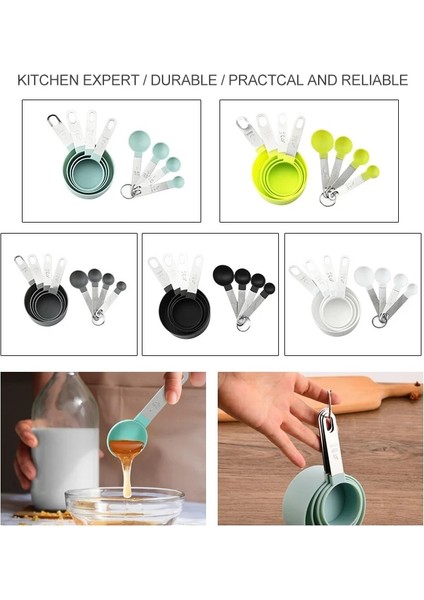 Kupa-Mavi Tarzı Mosodo Ölçme Kaşığı Fincan Terazi Seti Kuru ve Sıvı Ölçme Aletleri Çay Kaşığı Pp Pişirme Aksesuarları Mutfak Pişirme Aletleri (Yurt Dışından) indirimleri