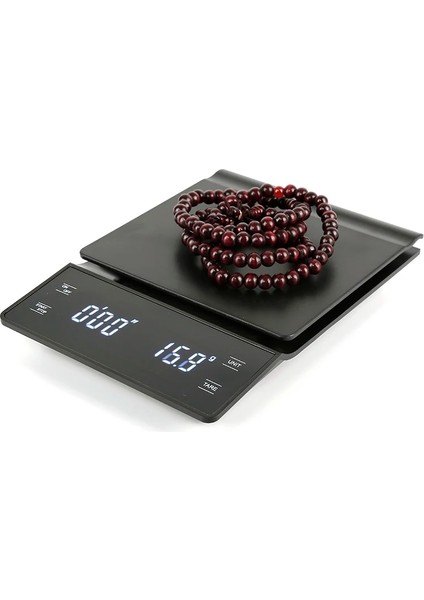 Siyah Stil 3kg Ev Gıda Ölçeği 3kg.1g Mutfak Terazileri Zamanlayıcı Hassas Elektronik Teraziler Akıllı Dijital Teraziler Taşınabilir Kahve Terazileri (Yurt Dışından) indirimleri