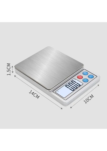 Beyaz Stil 3kg G Yeni Hassas LCD Dijital Terazi 600GKG Mini Elektronik Gram Ağırlık Dengesi Ölçeği Çay Pişirme Tartı (Yurt Dışından) indirimleri