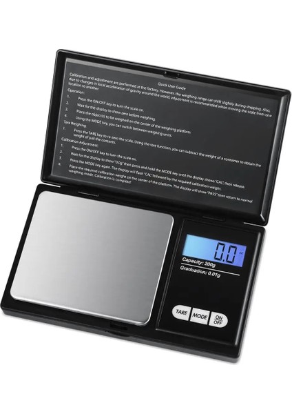 0.01G-100G Tarzı 200G LCD Mini Elektronik Dijital Tartı Takı Mutfak Tartıları Taşınabilir Yüksek Doğruluk Paslanmaz Çelik Cep Ölçeği (Yurt Dışından) fiyatları