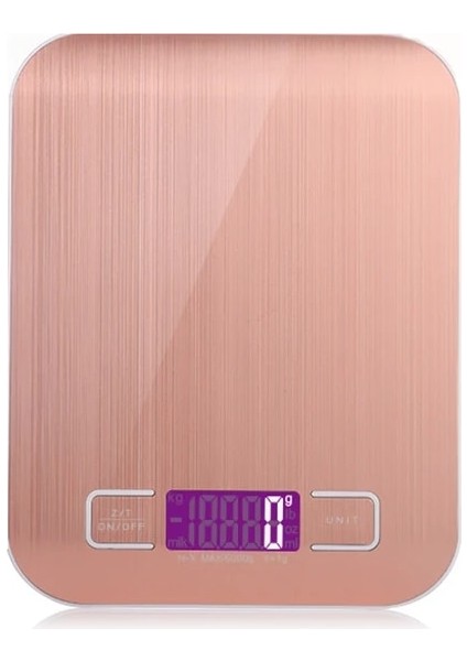 Altın Tarzı 5kg Taşınabilir USB LCD Elektronik Mutfak Terazileri Denge Pişirme Tedbir Araçları Dijital Paslanmaz Çelik Dijital Tartı Gıda Terazisi (Yurt Dışından)