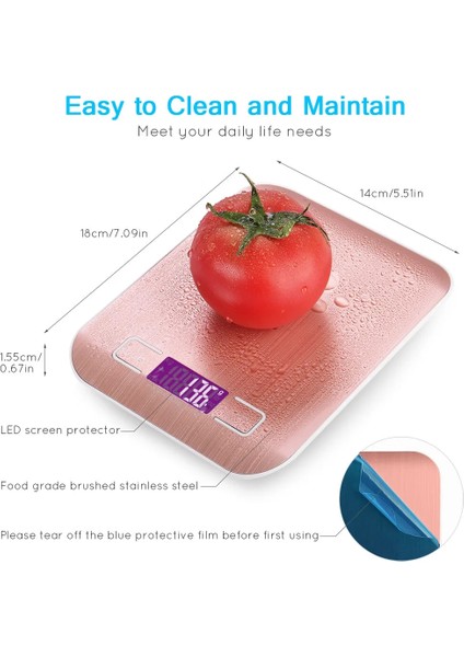 Altın Tarzı 5kg Taşınabilir USB LCD Elektronik Mutfak Terazileri Denge Pişirme Tedbir Araçları Dijital Paslanmaz Çelik Dijital Tartı Gıda Terazisi (Yurt Dışından) modelleri
