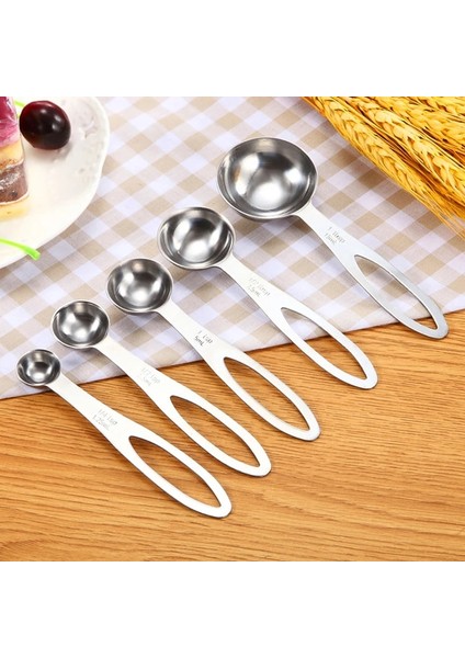 5 Adet Tarzı Ölçme Aletleri Ölçme Kaşıkları 5x Çay Kahve Unu Tedbir Pişirme Paslanmaz Çelik Ölçme Kaşıkları Mutfak Ölçme Kaşıkları (Yurt Dışından) modelleri