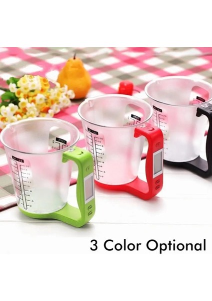 Yeşil Stil 1000G Elektronik Dijital Mutfak Tartı Ölçüm Fincan LCD Ekranlı Elektronik Ölçme Fincan Pişirme Dıy Araçları (Yurt Dışından) indirimleri