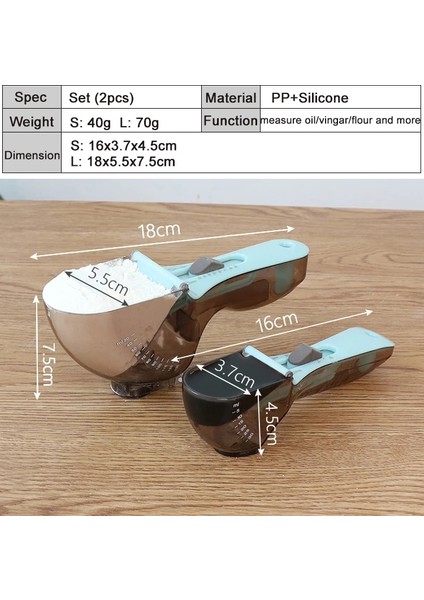 Mavi 1 Adet L Beden Stili Zlca Ayarlanabilir Ölçme Bardakları Çok Fonksiyonlu Kaşık Setleri Ölçekli Ölçme Kepçesi ile 5ml Ila 30ML Mutfak Pişirmek Için Hassas (Yurt Dışından) modelleri