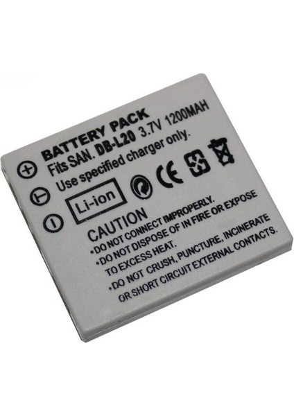 Sadece Şarj Tarzı Ah DB-L20 DBL20 DB-L20AU DB-L20A Pil + Sanyo Xacti Için Ac Şarj Cihazı VPC-C4V Cg9 C1 CA6OR CA65 Ca8 Ca9 Cg6 CG65 E1 E2 E6 (Yurt Dışından) modelleri