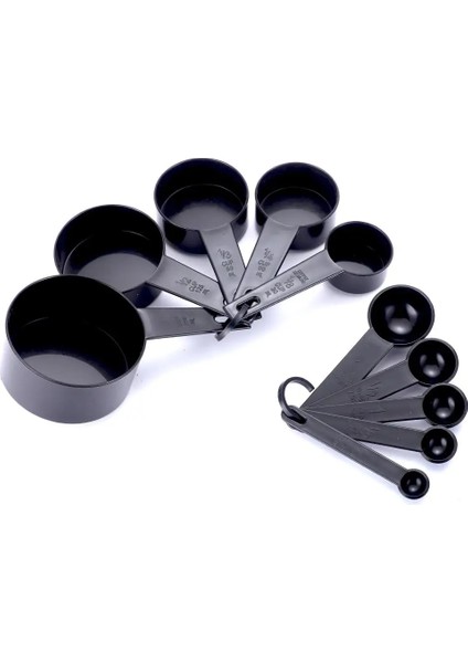 Beyaz Stil Renkli Ölçme Fincanları ve Ölçme Kaşığı Kepçe Silikon Saplı Mutfak Ölçme Aleti Freesg (Yurt Dışından) modelleri