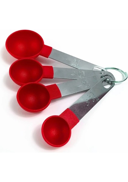 Kırmızı-S Tarzı Çok Amaçlı Kaşıklarbardak Ölçüm Aletleri Pp Pişirme Aksesuarları Paslanmaz Çelikplastik Saplı Mutfak Aletleri (Yurt Dışından)