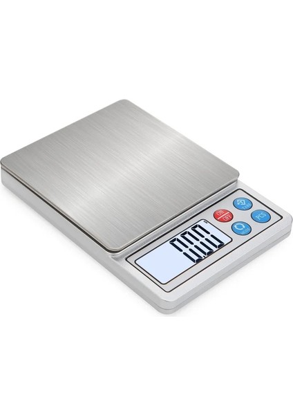 Beyaz Stil 3kg 0.1g Taşınabilir Paslanmaz Çelik Dijital Mutfak Terazisi Mini Cep Hassas Gıda Takı Elektronik Tartı Ağır Jinke (Yurt Dışından)