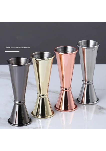 No.4 Tarzı Kokteyl Barı Paslanmaz Çelik Japon Tasarım Çift Kafa Ruhu Ev Bar Partisi Bar Aksesuarları Için Fincan Testileri Ölçme Kulübü (Yurt Dışından) fırsatları