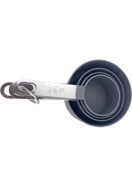 Kupa-Gri Tarzı Çok Amaçlı Kaşıklarbardak Ölçüm Aletleri Pp Pişirme Aksesuarları Paslanmaz Çelikplastik Saplı Mutfak Aletleri (Yurt Dışından)