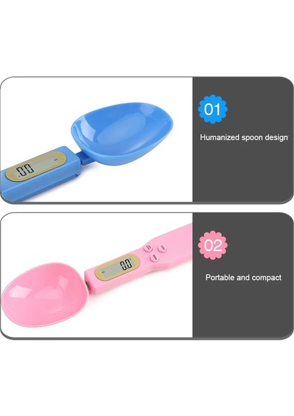 Mavi Stil 500G.1G Elektronik Ölçme Gıda Ölçeği Kaşık LCD Ekran Yüksek Hassasiyetli Hafif Taşınabilir Dijital Mutfak Terazileri Ücretsiz (Yurt Dışından) fırsatları