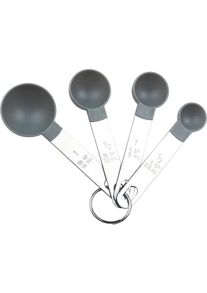 No.4 Tarzı 1 Takım Çok Amaçlı Paslanmaz Çelik ve Plastik Ölçme Kaşığı Ölçekli Bardak Pişirme Araçları Ev Kolu Mutfak Alet Malzemeleri (Yurt Dışından) fiyatları