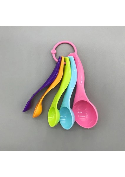 Ölçü Kaşığı Stili 5 Adet Set Plastik Ölçme Fincan ve Kaşık Ölçme Çay Kahve Mutfak Gereçleri Pişirme Araçları Fırın Tepsisi Mutfak Gereçleri (Yurt Dışından) fırsatları