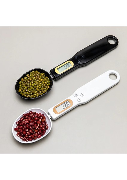 Siyah Stil Mutfak Terazisi Dijital Elektronik Kaşık 500G 0.1g Taşınabilir LCD Ekran Gıda Ölçme Kaşığı Ağırlık Hacim Mini Mutfak Aracı (Yurt Dışından) fiyatları