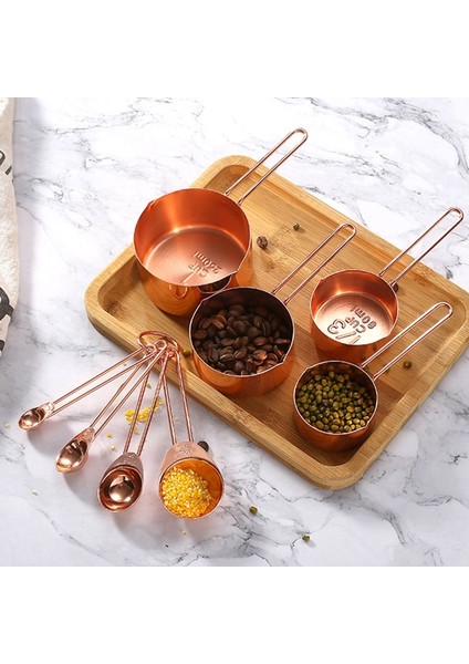4 Adet Büyük Altın Tarzı Paslanmaz Çelik Ölçme Kaşığı Bardak Seti Pişirme Çay Kahve Kaşığı Un Sıvı Ölçme Aracı Pişirme Mutfak Aksesuarları Gadget (Yurt Dışından) fiyatları