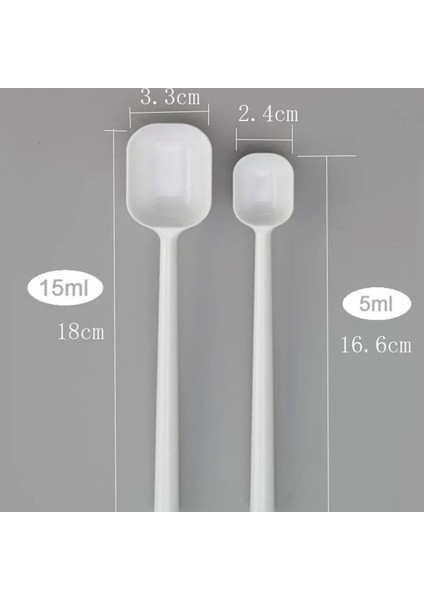 B Tarzı Dayanıklı Uzun Saplı Ölçme Kaşıkları Ölçüm Kaşığı 5ml ve 15ML Kalori Ev Mutfak Gereçleri Araçları (Yurt Dışından) indirimleri