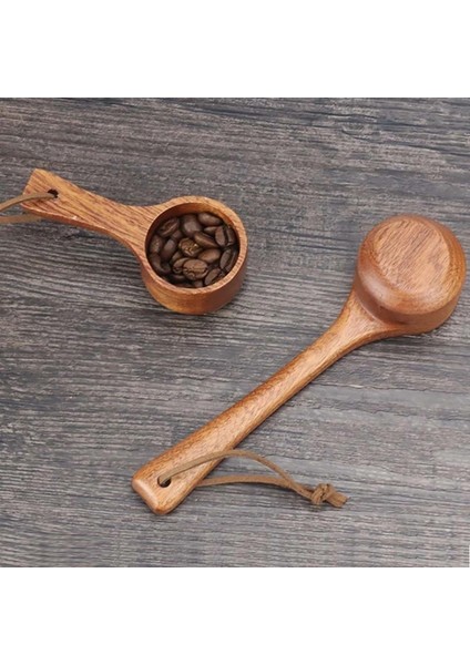 Bir Stil Ootdty Kahve Kaşığı Öğütülmüş Kahve Çekirdekleri Için Ahşap Saplı Ölçme Kaşığı Çay Yemek Kaşığı 10G Kapasiteli Mutfak Aksesuarları (Yurt Dışından) indirimleri