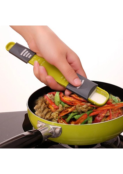 Yeşil Stil Ayarlanabilir Ölçüm Kaşığı Çift Uçlu Sekiz Tezgah Ölçekli Plastik Kaşık Ölçüm Kaşığı Pişirme Aracı Mutfak Aksesuarları (Yurt Dışından) indirimleri