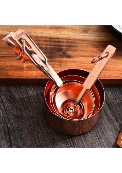 C Stili Adet Paslanmaz Çelik Ölçme Kaşığı Bardak Seti Pişirme Çay Kahve Kaşık Ölçü Aletleri Mutfak Aksesuarları (Yurt Dışından) fırsatları