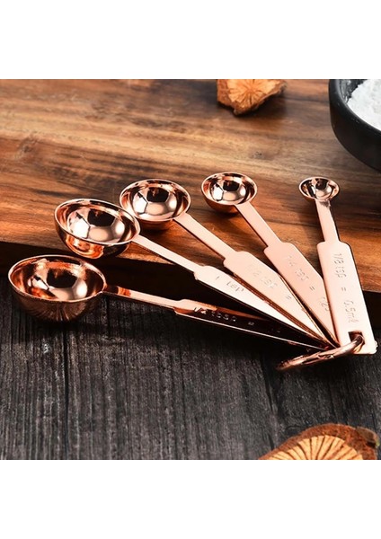 C Stili Adet Paslanmaz Çelik Ölçme Kaşığı Bardak Seti Pişirme Çay Kahve Kaşık Ölçü Aletleri Mutfak Aksesuarları (Yurt Dışından) indirimleri
