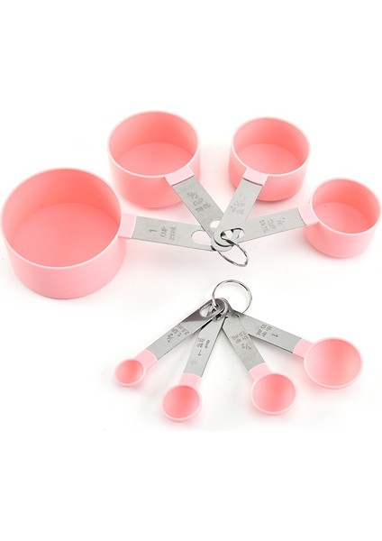 Stili Temizle Et Rose Gold Ölçme Kaşık Seti Retro Pişirme Ölçme Araçları Ölçekli Paslanmaz Çelik Pişirme Pişirme Mutfak Aletleri (Yurt Dışından)
