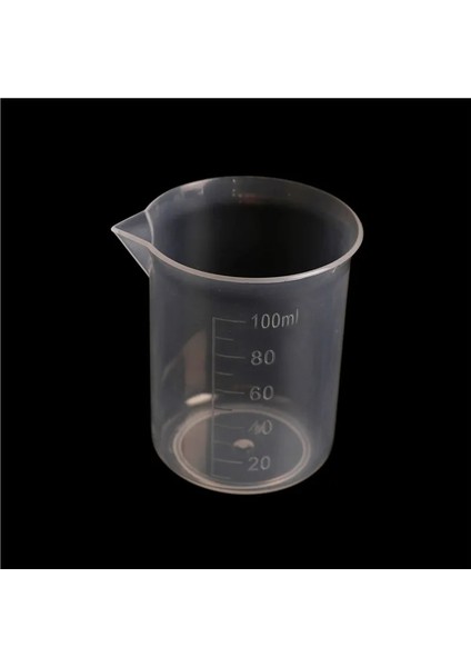 Stili Temizle ml Plastik Dereceli Ölçme Kabı Sıvı Konteyner Epoksi Reçine Silikon Yapma Aracı Şeffaf Karıştırma Kabı (Yurt Dışından)