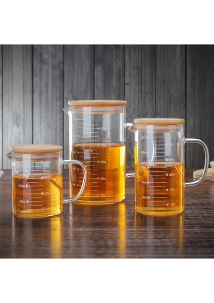 500ML Kapaksız Stil Yüksek Borosilikat Cam Ölçme Fincan Isıya Dayanıklı Ölçme Cam Sürahi Ölçekli Yaratıcı Süt Kahve Kahvaltı Fincan Drinkware (Yurt Dışından) modelleri