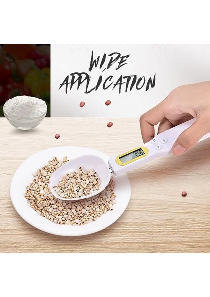 Kahverengi Tarzı 1 Parça 0.1g Hassas LCD Dijital Ekran Ölçme Kaşığı Taşınabilir Elektronik Ölçme Kaşığı Kahve Unu Çeşniler Mutfak Aracı (Yurt Dışından)