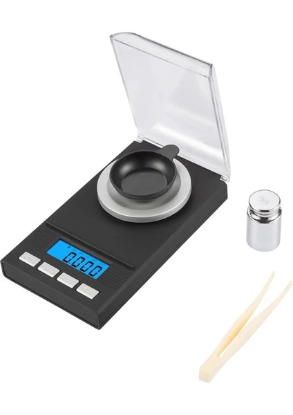 Amır Dijital Mutfak Terazisi Tartı 50G.001G LCD Mini Cep Takı Terazi Gıda Kek Lab Elmas Tıp 6 Birim Terazi (Yurt Dışından)