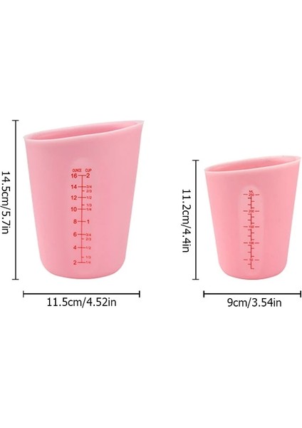 Beyaz Stil 500ML 500ML 250ML Pişirme Ölçüm Fincan Görsel Ölçek Silikon Ölçüm Fincan Silikon Ölçüm Fincan Reçine Acıbadem Kurabiyesi Pişirme Aracı (Yurt Dışından) fırsatları