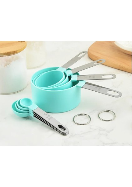 10 Adet Yeşil Stil Çok Amaçlı Kaşıklarbardak Ölçüm Aletleri Pp Pişirme Aksesuarları Paslanmaz Çelikplastik Saplı Mutfak Aletleri (Yurt Dışından) modelleri