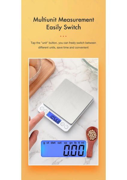 3kgx0.1g Stili 500GKG Mutfak Terazisi Paslanmaz Çelik Gıda Diyeti Için Tartı Posta Dengesi Ölçme LCD Hassas Elektronik Terazi (Yurt Dışından) indirimleri