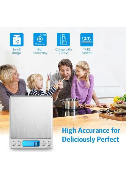 Siyah Stil Amır Dijital Mutfak Terazisi 3kg.1g Mini Cep Pişirme Gıda Terazileri Arkadan Aydınlatmalı LCD Ekranlı Paslanmaz Çelik Takı Ölçeği (Yurt Dışından) modelleri