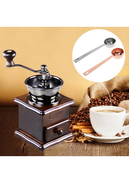 Gümüş Tarzı Paslanmaz Çelik Ölçme Kaşığı Kahve Kaşığı 15ML Tatlandırıcı Yemek Kaşığı Kepçe Için Mutfak Aksesuarları Kahve Çay Tozları (Yurt Dışından) modelleri