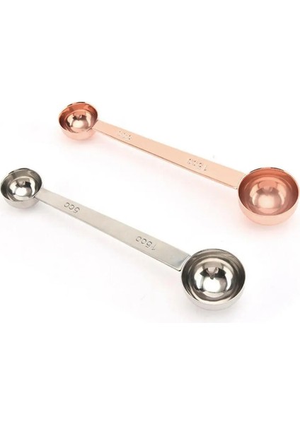 Bir Stil Yüksek Li Çelik Pişirme Ölçme Kaşığı Çift Taraflı Kahve Ölçme Kaşığı Dayanıklı Mutfak Ölçme Kaşıkları (Yurt Dışından) modelleri