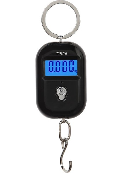 No.1 Tarzı Yeni 25KG x 5g Dijital Asılı Tartı Mini Elektronik Bagaj Kancası Tartı LCD Arkadan Aydınlatmalı Mutfak Steelyard (Yurt Dışından) fırsatları