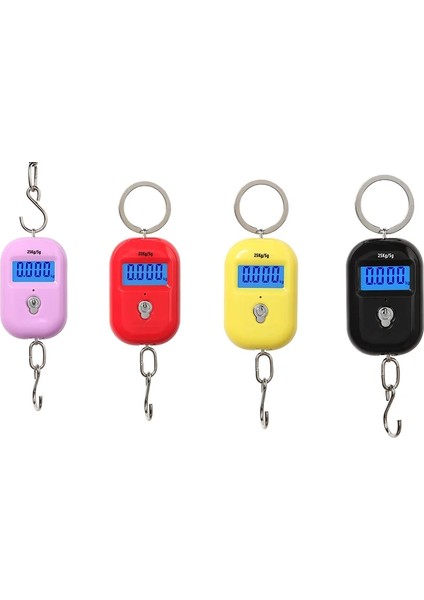 No.1 Tarzı Yeni 25KG x 5g Dijital Asılı Tartı Mini Elektronik Bagaj Kancası Tartı LCD Arkadan Aydınlatmalı Mutfak Steelyard (Yurt Dışından) indirimleri