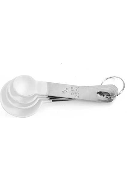 Turuncu Tarzı Ölçme Kaşık Seti Ölçme Fincan Seti Çay Kahve Ölçme Aletleri Kiti Sıvı Un Pişirme Pişirme Mutfak Aksesuarları (Yurt Dışından)